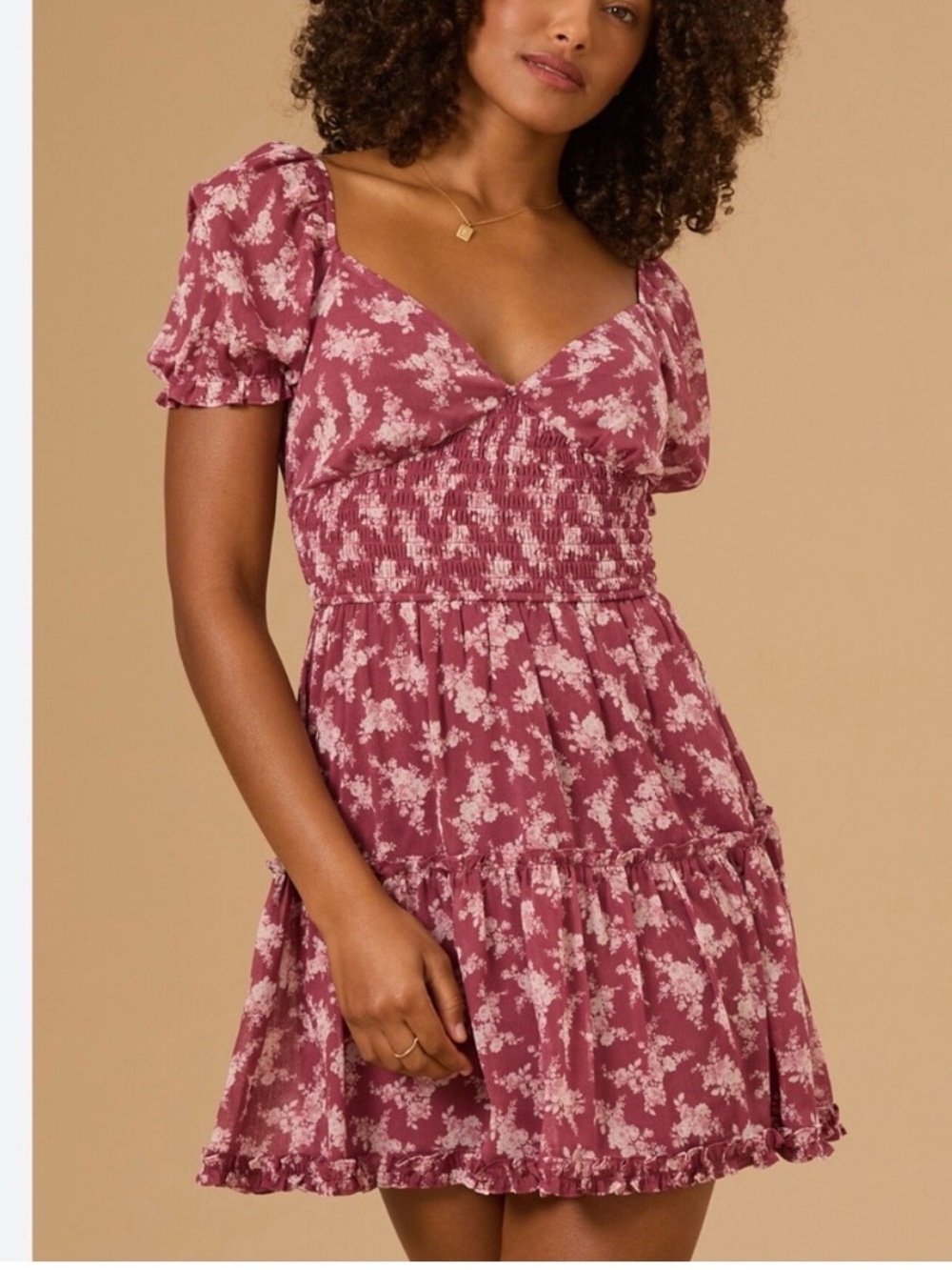 Altar’d state Mackenzie floral mini dress